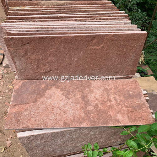 Natural Slate Stone Brick-Red Tablet Stone